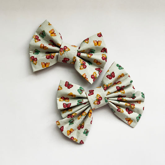 POLLY - Colourful Butterfly Bow Tie or Hair Bow to fit Collar
